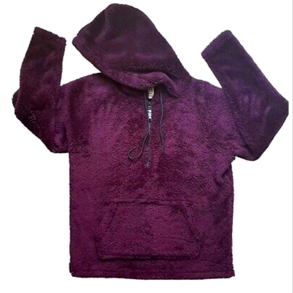 Victoria’s Secret PINK sherpa hoodie - Picture 1 of 2